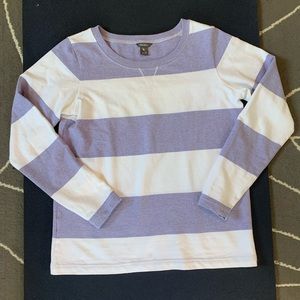 Eddie Bauer striped sweatshirt